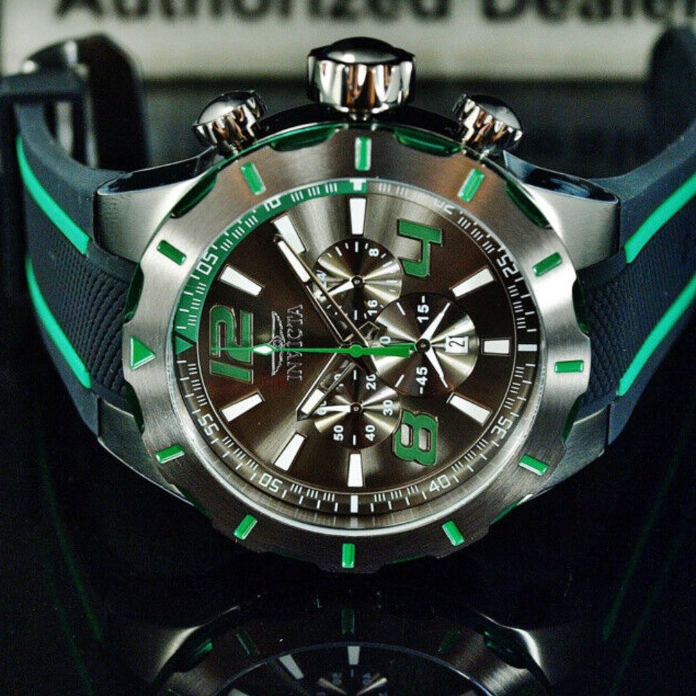 Men's Diver Green Gunmetal 53mm Watch